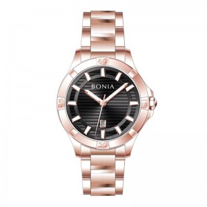 Bonia BNB10750-2532 Full Rosegold Black